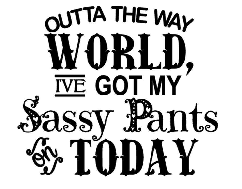 Download SVG DXF STUDIO Sassy Pants Scalable Vector Instant by ...