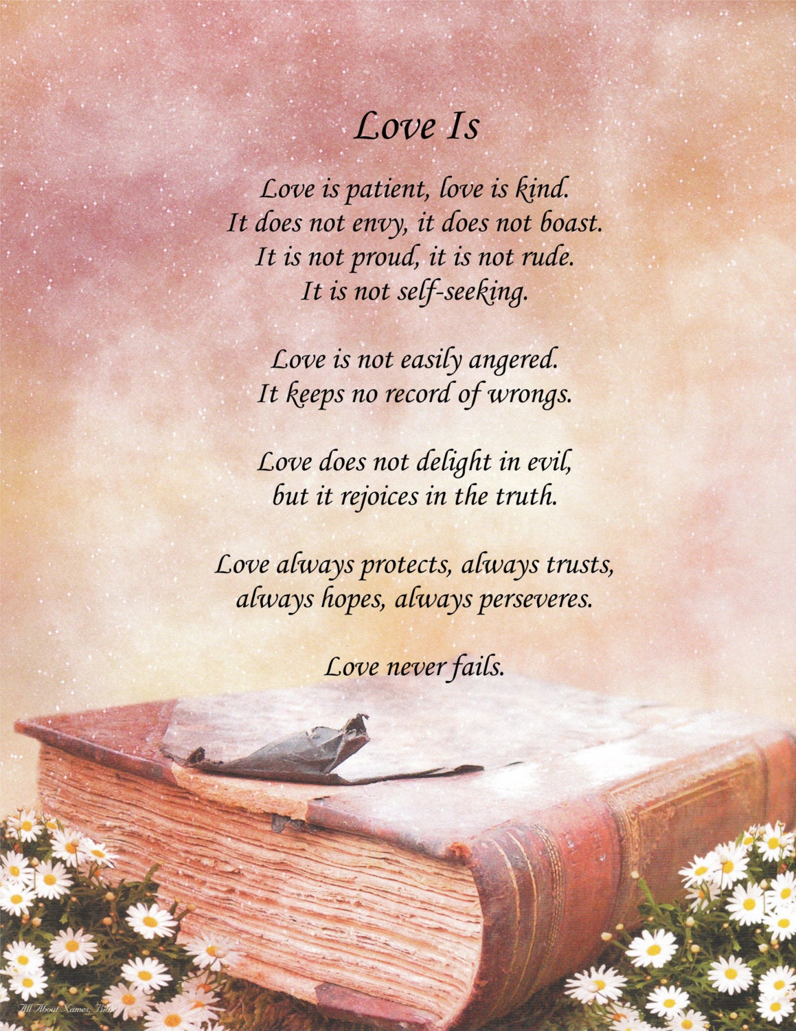 Inspirational Poem Love Is