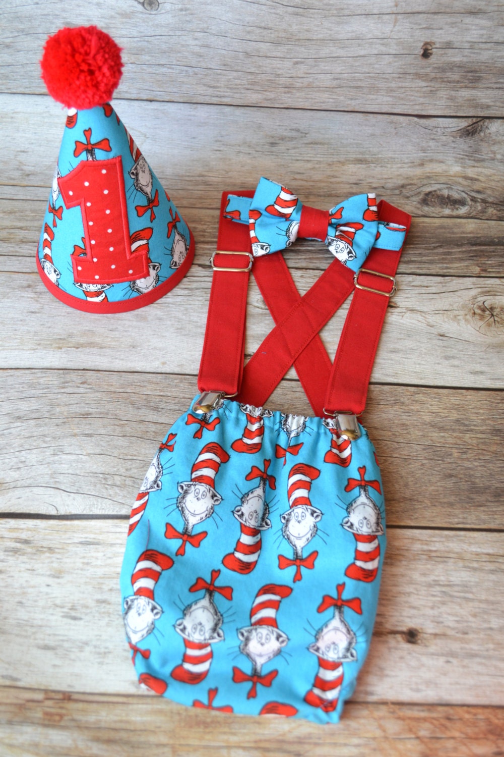 Boy Cake Smash Outfit Dr. Suess Cake Smash Cat In The Hat Boy Cake Smash Outfit Dr. Suess Cake Smash Cat In The Hat