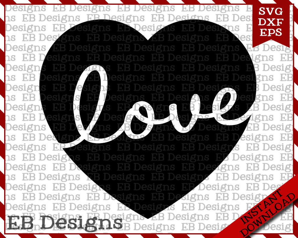 Download Valentine SVG DXF EPS Cutting Machine Files Silhouette Cameo