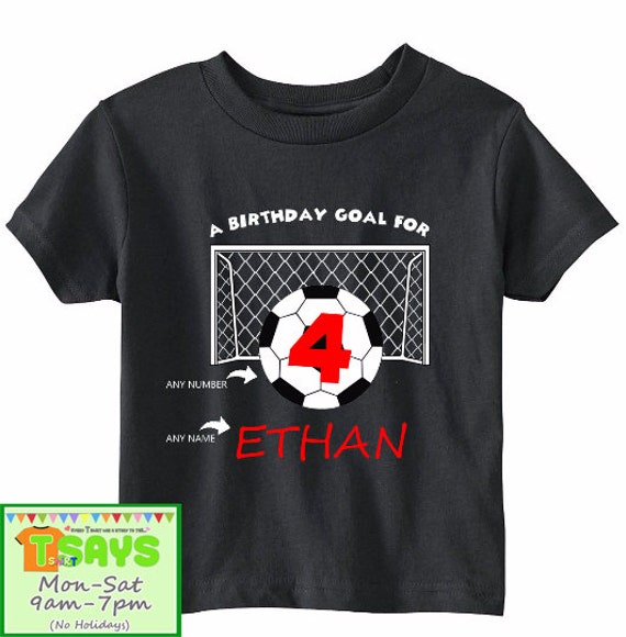 birthday soccer shirt