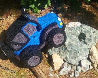 CROCHET PATTERN Only - Off Road Jeep Softee 4x4 Truck Plush Toy for Boys & Girls Child Amigurumi Intermediate Pattern Photo Tutorial