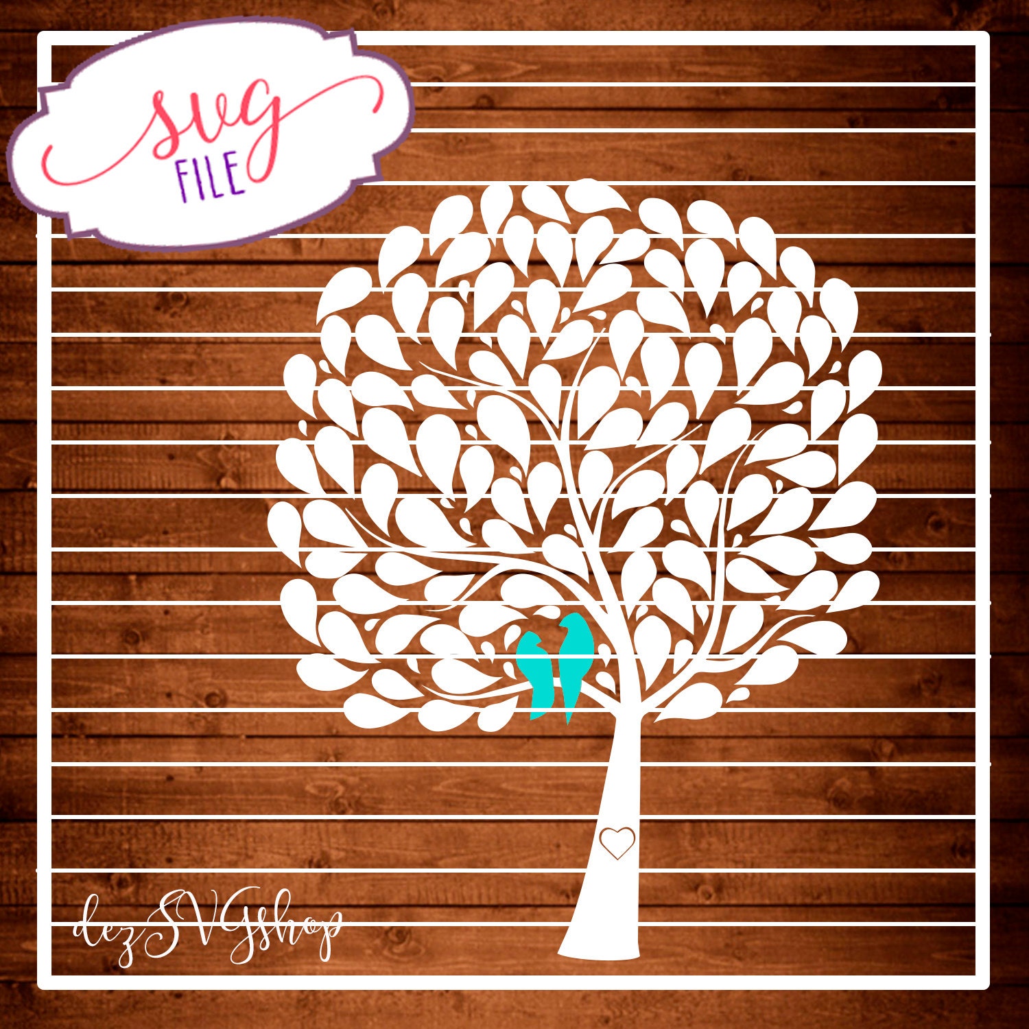 Download Tree SVG Wedding guestbook wedding tree guest by DezSVGShop