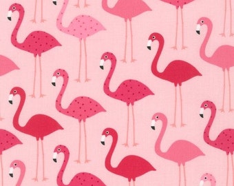 Ann Kelle Urban Zoologie Flamingos Pink (Half metre)