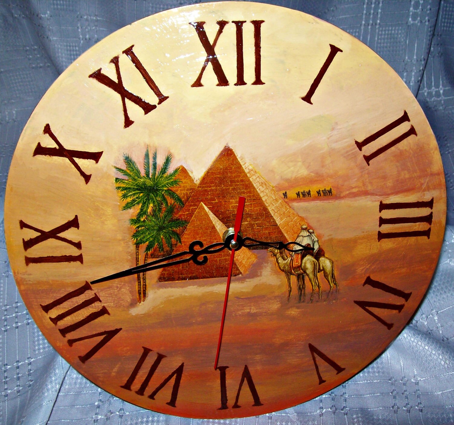 Wall Clock Egypt Wall clock decoupage Vinyl wall clock