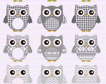 Owl svg files, Monogram Owl SVG, dxf, ai, eps, png, Owl SVG, Monogram Owl Cut Out, Owls SVG cut files, Owls Monogram, Owls Cut