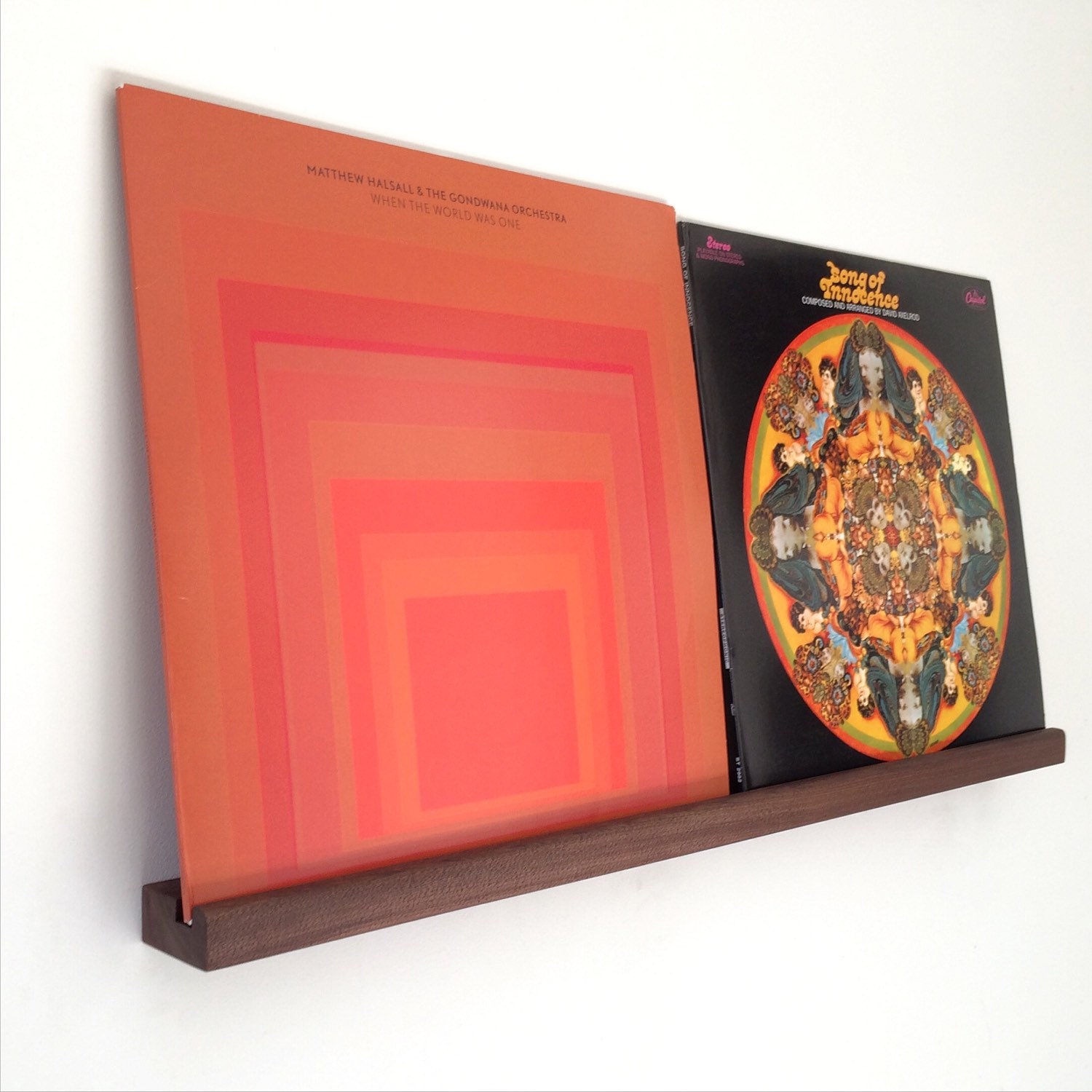 Record Shelf Now Playing Wall Hanging Single