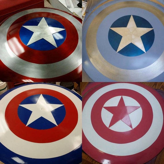 Real Metal Captain America Shield