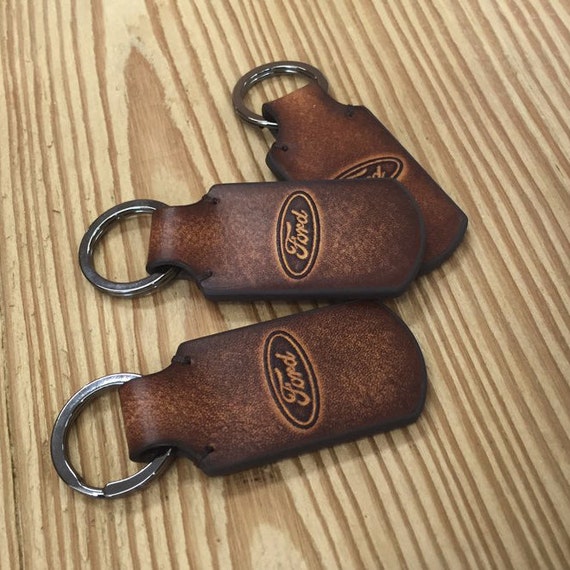 Ford leather keychain.