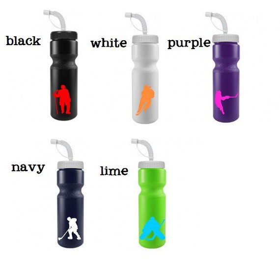 SALE Personalized Hockey Water Bottle 28oz