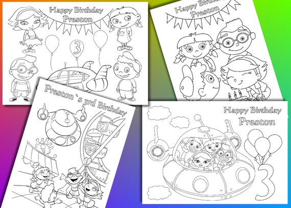 Little Einsteins coloring pages Little Einsteins Birthday