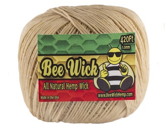 Bee Wick Hemp- All Natural Hemp Wick