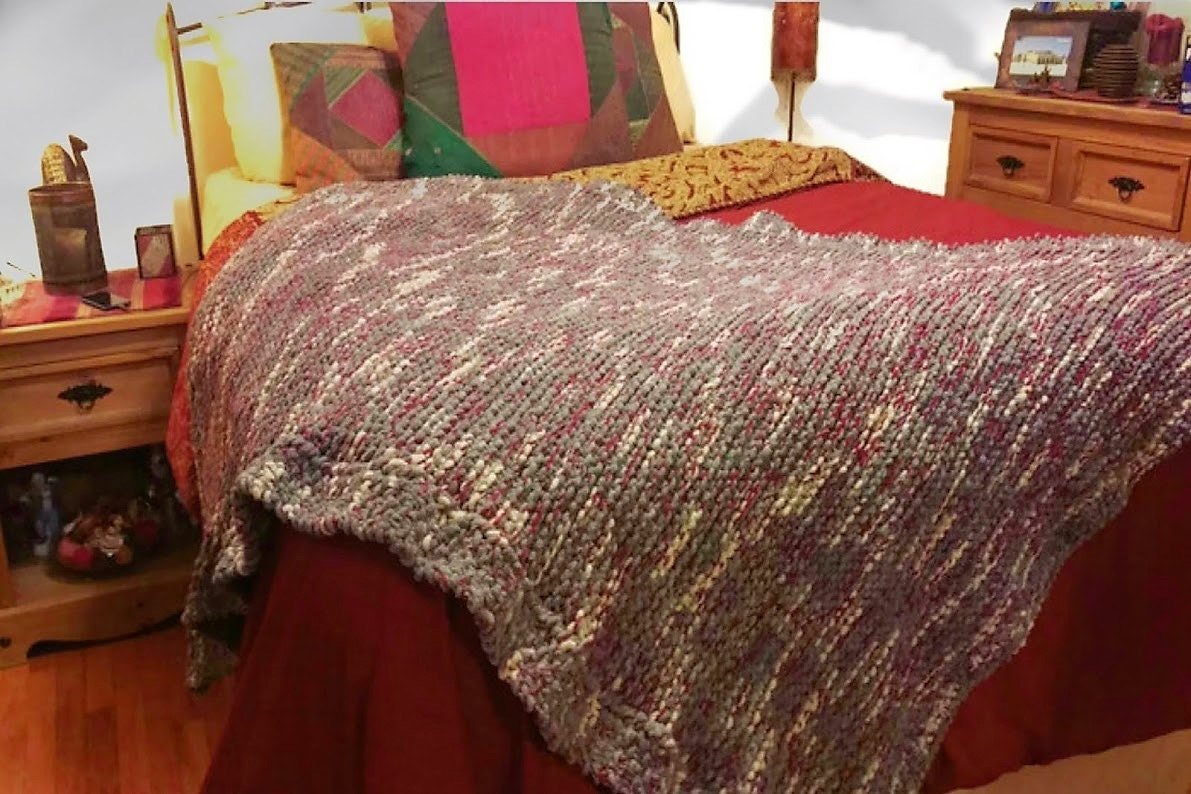 Custom Made Blanket Throw Gray Blanket Gray Throw White