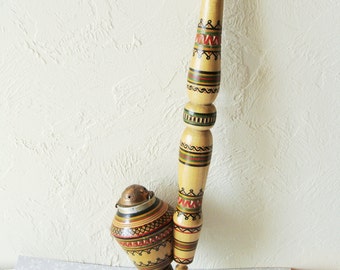 Wooden Tobacco Pipe Vintage Smoking Pipe Carved Smoking Pipe Handcrafted wooden pipe Collectibles