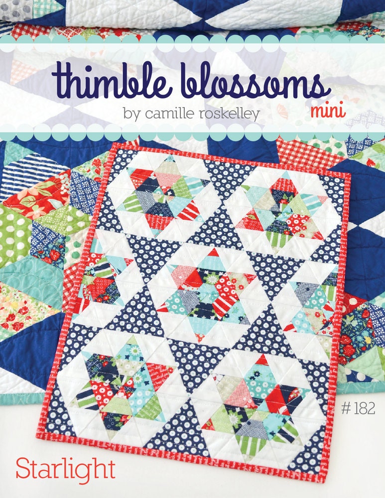 FREE SHIPPING! Mini Starlight Quilt Pattern by Camille Roskelley of ...