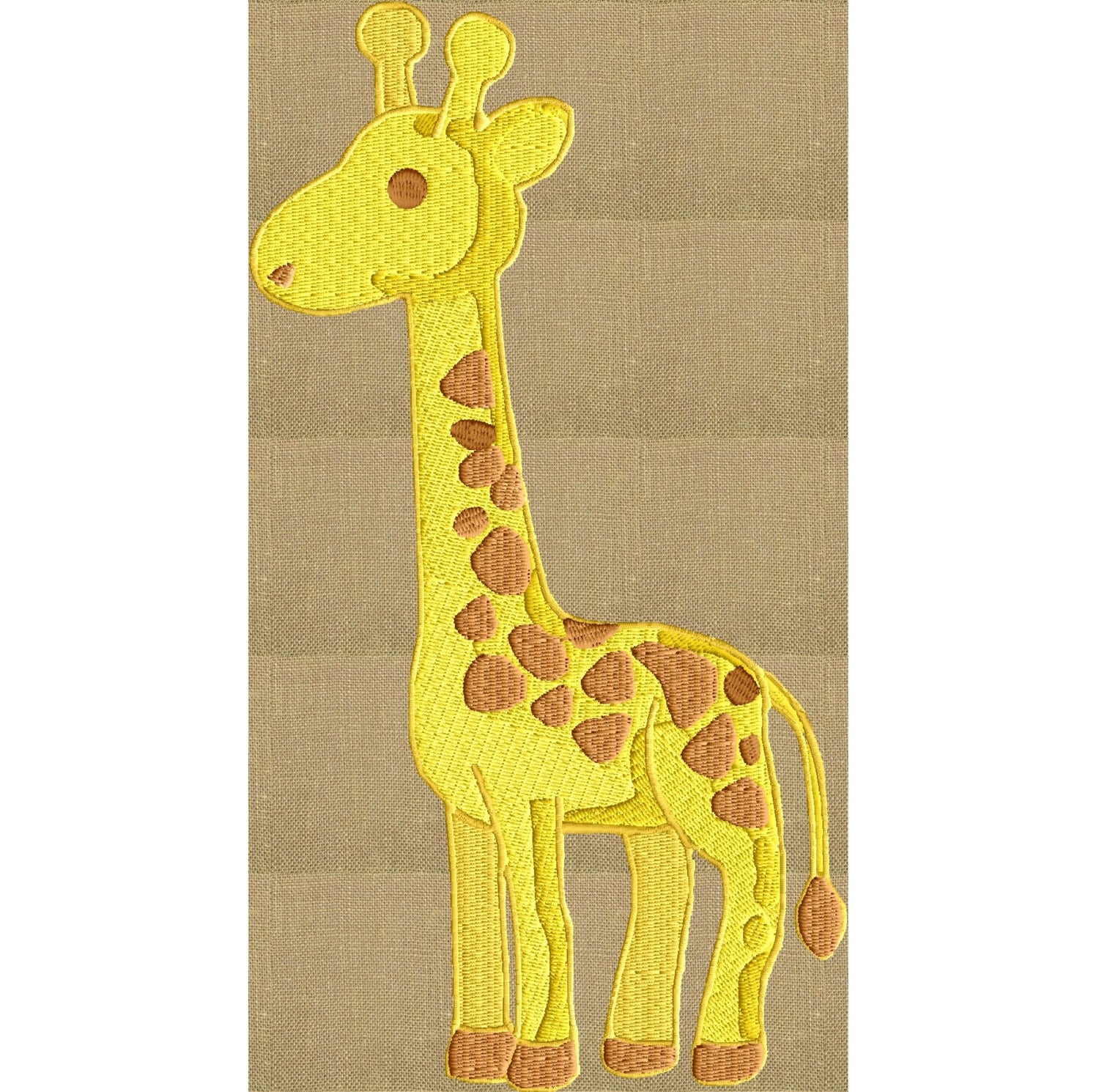 Giraffe EMBROIDERY DESIGN file Instant download Exp Jef