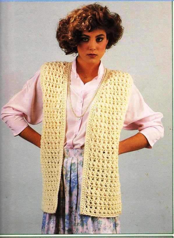 Quick and easy crochet vests kids