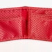 Common Fibers Mens Slim Red Real Carbon Fiber Bifold Wallet with RFID Credit Card Protection