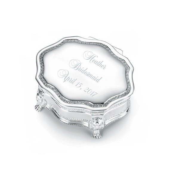 Personalized Victorian Princess Jewelry Box - Engraved Jewelry Box - Bridesmaids Jewelry Box - Personalized Jewelry Box - Flower Girl Gift Il_570xn
