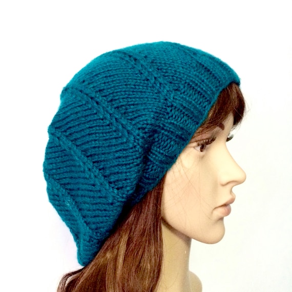 Slouchy Beanie Woman Hipster Beanie by BrittanysChikBoutik on Etsy