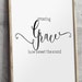 Amazing grace printable Christian wall art Hymn wall art