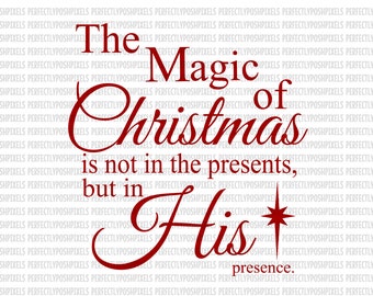 Christmas SVG Christmas SVG Cutting Files for Silhouette Cameo and Cricut Design Space in svg dxf eps and png Iron On Heat Transfer Vinyl