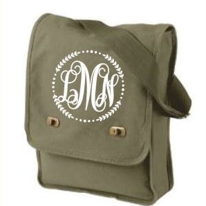 khaki green purse