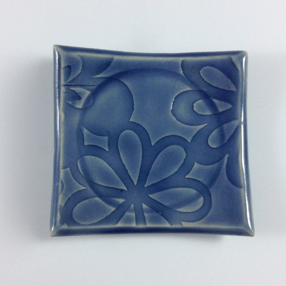 Blue Spoon Rests Spoon Holder Ceramic Spoon RestCeramics