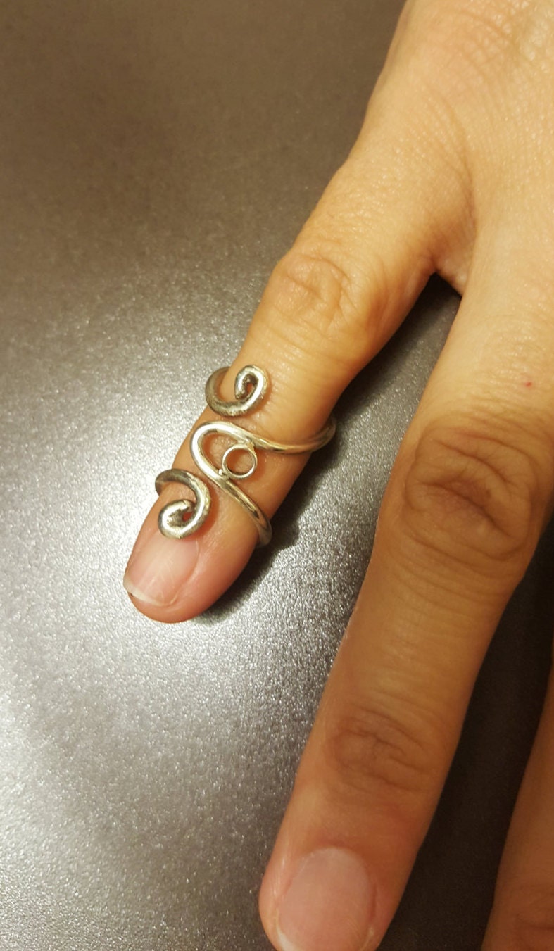 Mallet Finger silver ring splint