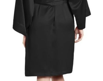 Bridal Party Satin Robes with Rhinestone Crystals, Bridesmaid Robes, Satin Bride Robe,Rhinestone Bridal Party Robe, Mother of the Bride robe