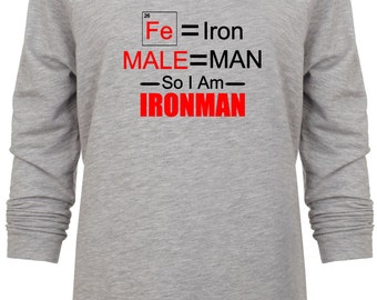 Female Iron Man Avengers Inspired Marvel Scientific sweatshirt