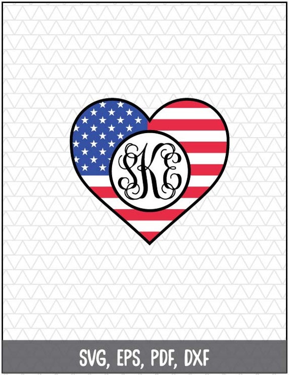 Download 4th of July SVG 4th of July Monogram Patriotic SVG