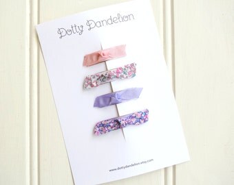 Baby Hair Clips | Baby Hair Clip Set, Baby Snap Clips, Toddler Hair Clips, Toddler hair Clip Set, Pink Baby Hair Clips, Liberty Hair Clips