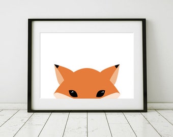 Fox Wall Art red fox art | etsy Fox Wall Art red fox art | etsy