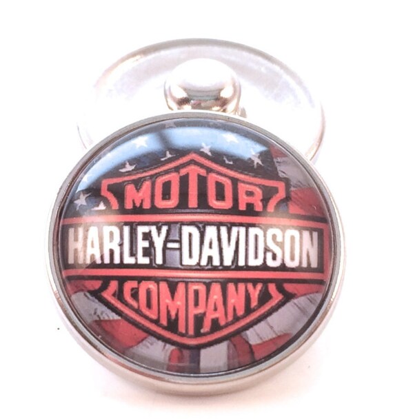Harley Davidson Snap Charm