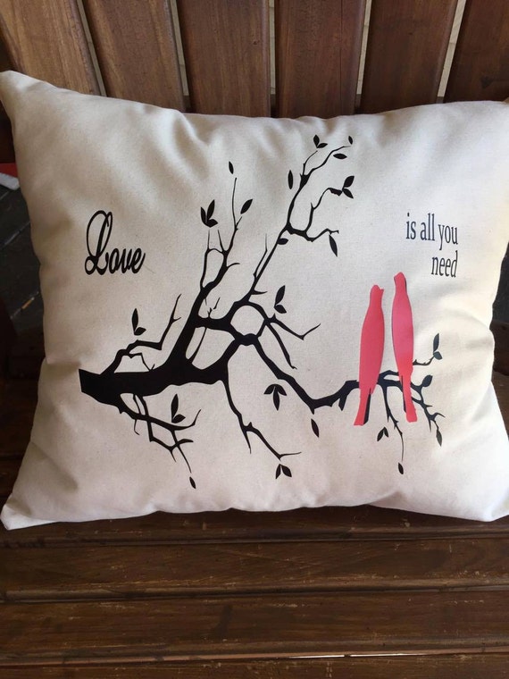 Decorative Canvas Throw Pillow vinyl design home decor