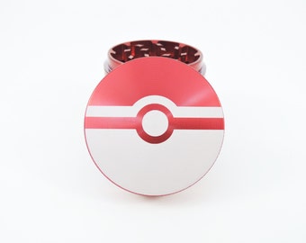 2.2" poke herb grinder- 4 piece- FREE carrying bag