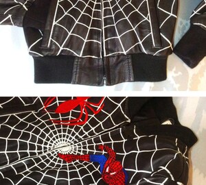 Poncho Imperméable Spiderman Pour Enfant - Capuche, Manches Longues, Fermeture Pressions - PVC 100%