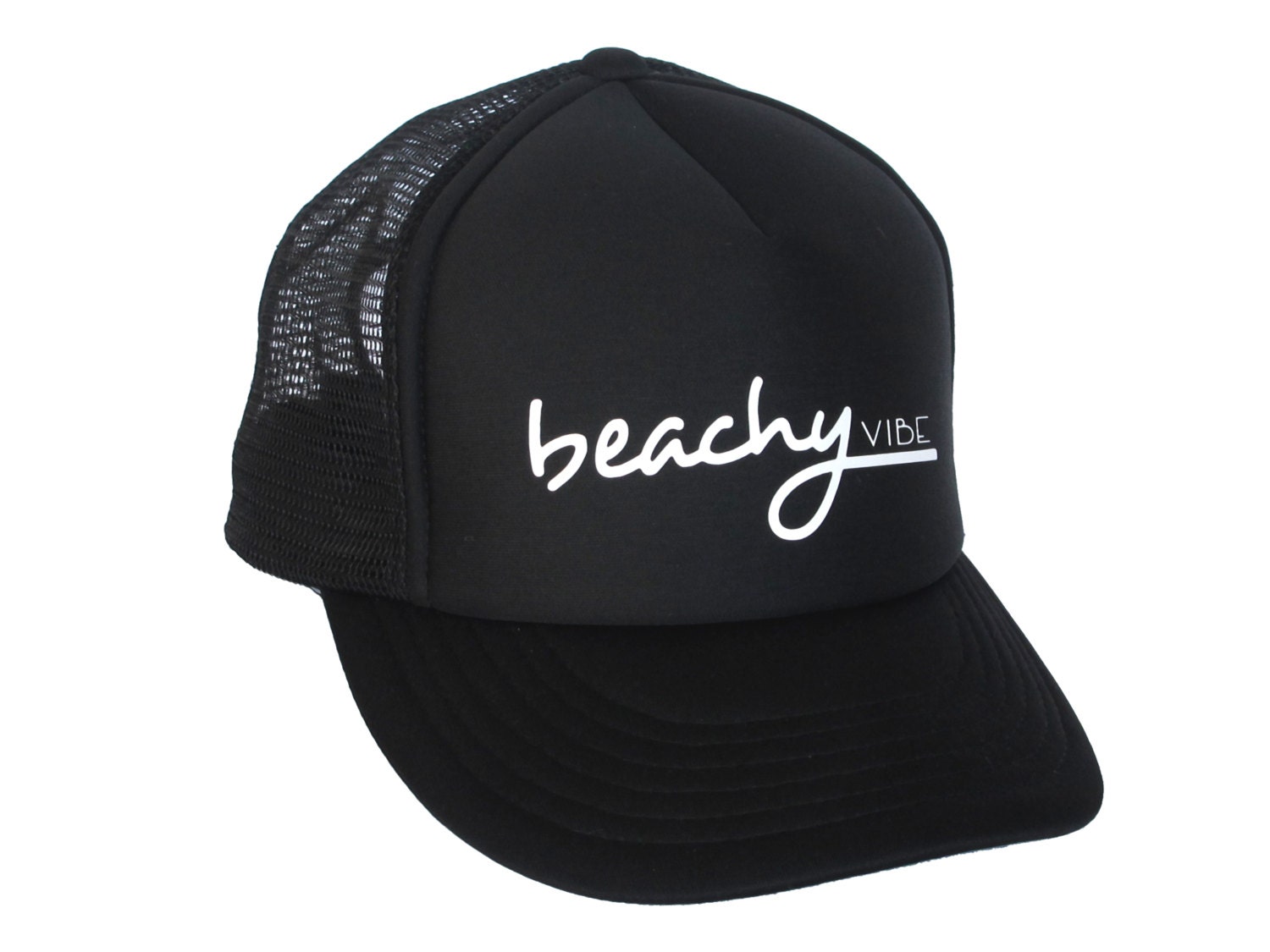 Cute Beachy Vibe Women's Summer Trucker Hat Surf