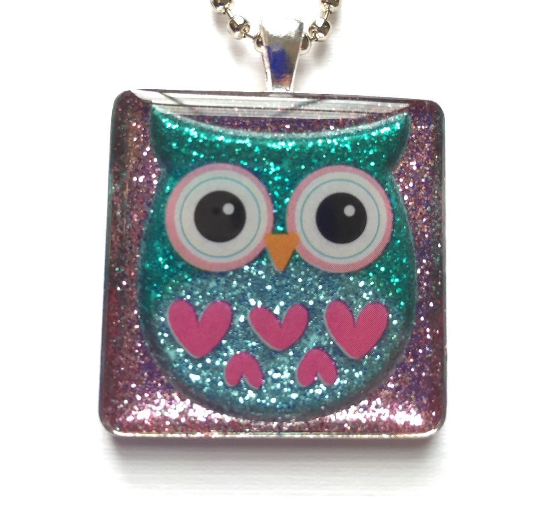 stuffed owl keychain