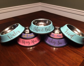 Pet Bowls Personalized // Dog Bowls // Cat Bowls // Personalized Dog Bowls // Personalized Cat Bowls // Food Bowl