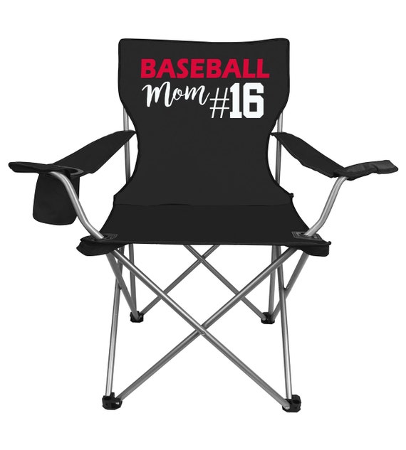Items similar to Custom Baseball Mom Chair on Etsy