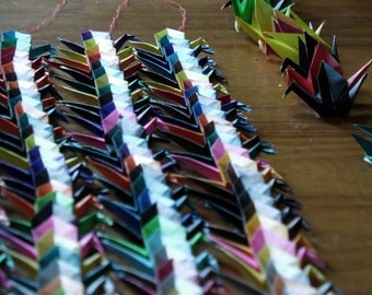 Personalised Origami Senbazuru (1000 Origami Cranes) For Weddings/Gifts Made to Order