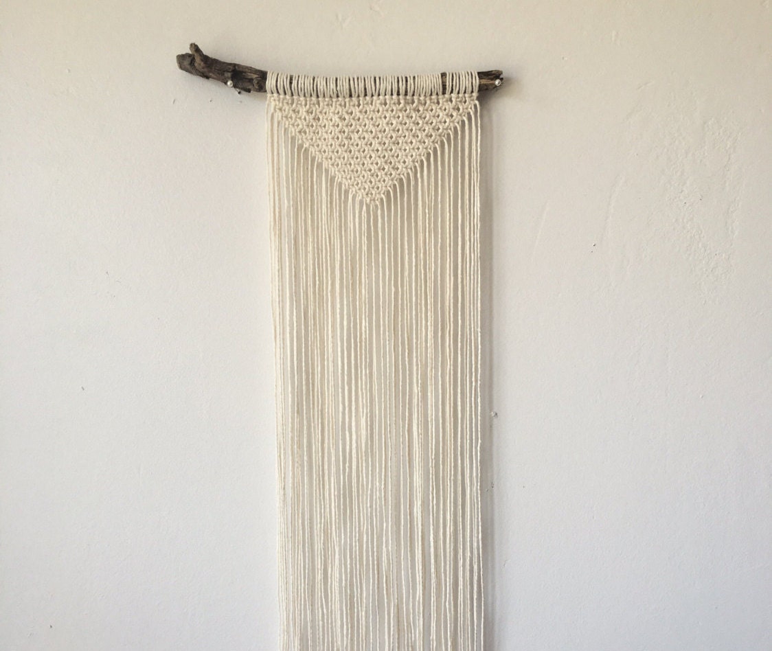 Macrame Wall Hanging Lux/ Triangle Macrame/ Modern Macrame