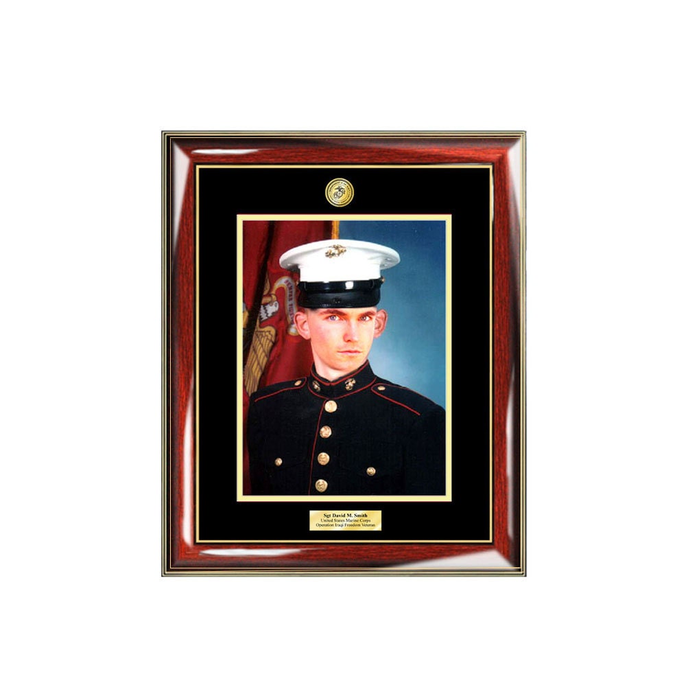 Personalized Military Photo Frame 8x10 Military Picture Frame Engraved