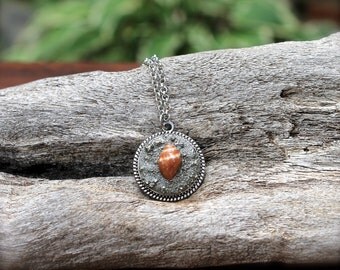 Pyrite & Seashell Necklace - Hawaii Shell Jewelry - Mermaid Style - Mermaid Necklace - Hawaiian Shell Necklace - Hawaiian Seashell Jewelry