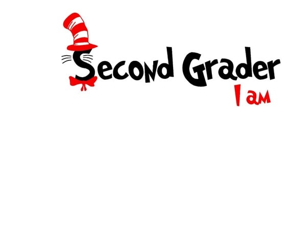 Download Dr. Seuss Second Grader I Am Svg Print or by MandaNoelle on Etsy