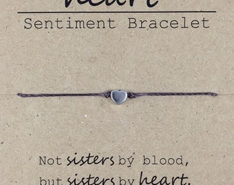 Like a Sister Friendship Bead Bracelet, Dainty Bead Bracelet, Sister in Law Gift, Best Friend Bracelet Gift, Sorority Sister Bracelet,