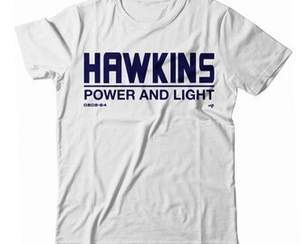 Stranger Things Hawkins Power and Light UNISEX T-shirt