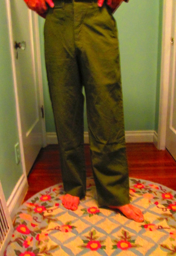 wool army pants